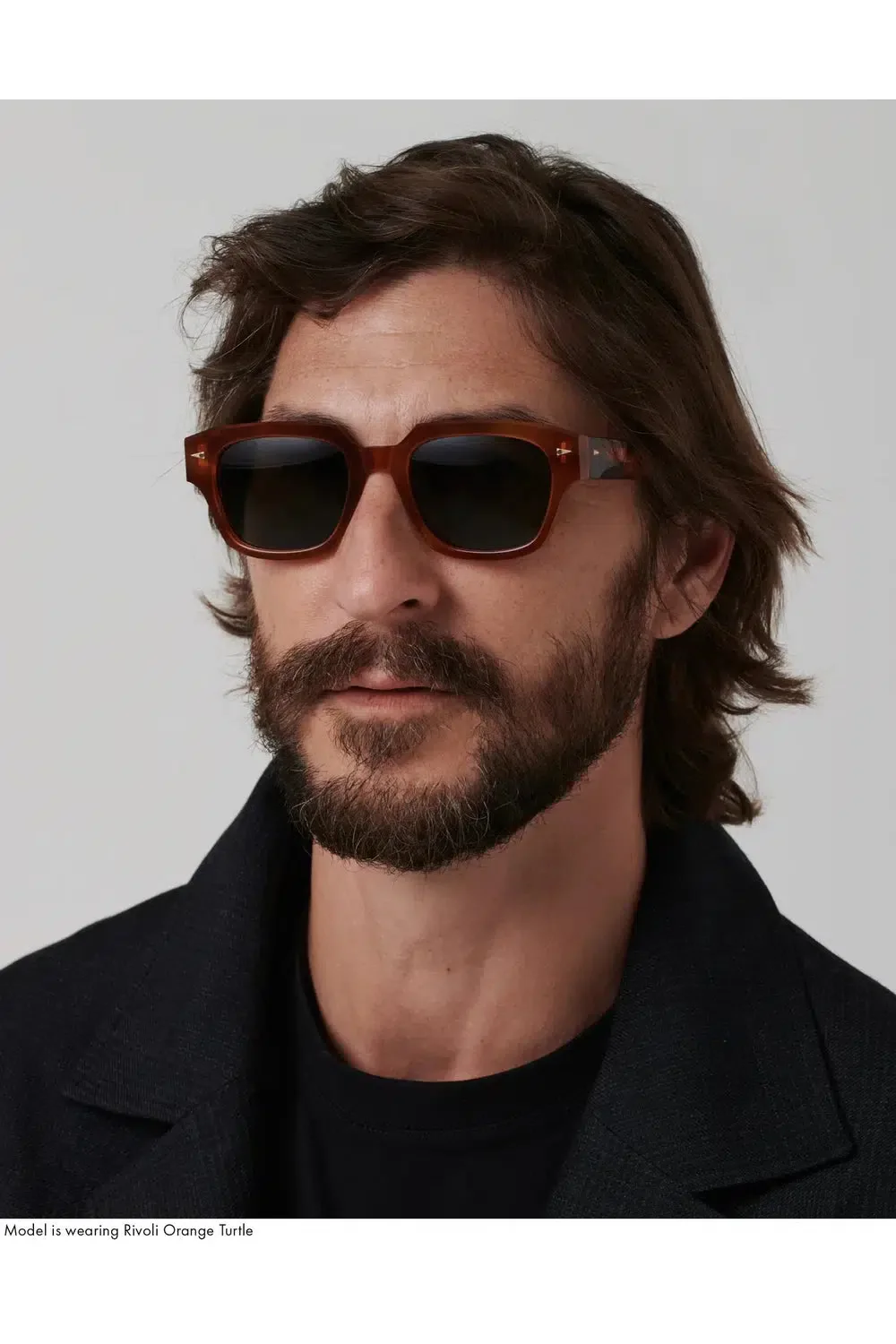 Ahlem Eyewear Rivoli - Orange Turtle/Dark Green - Image 3