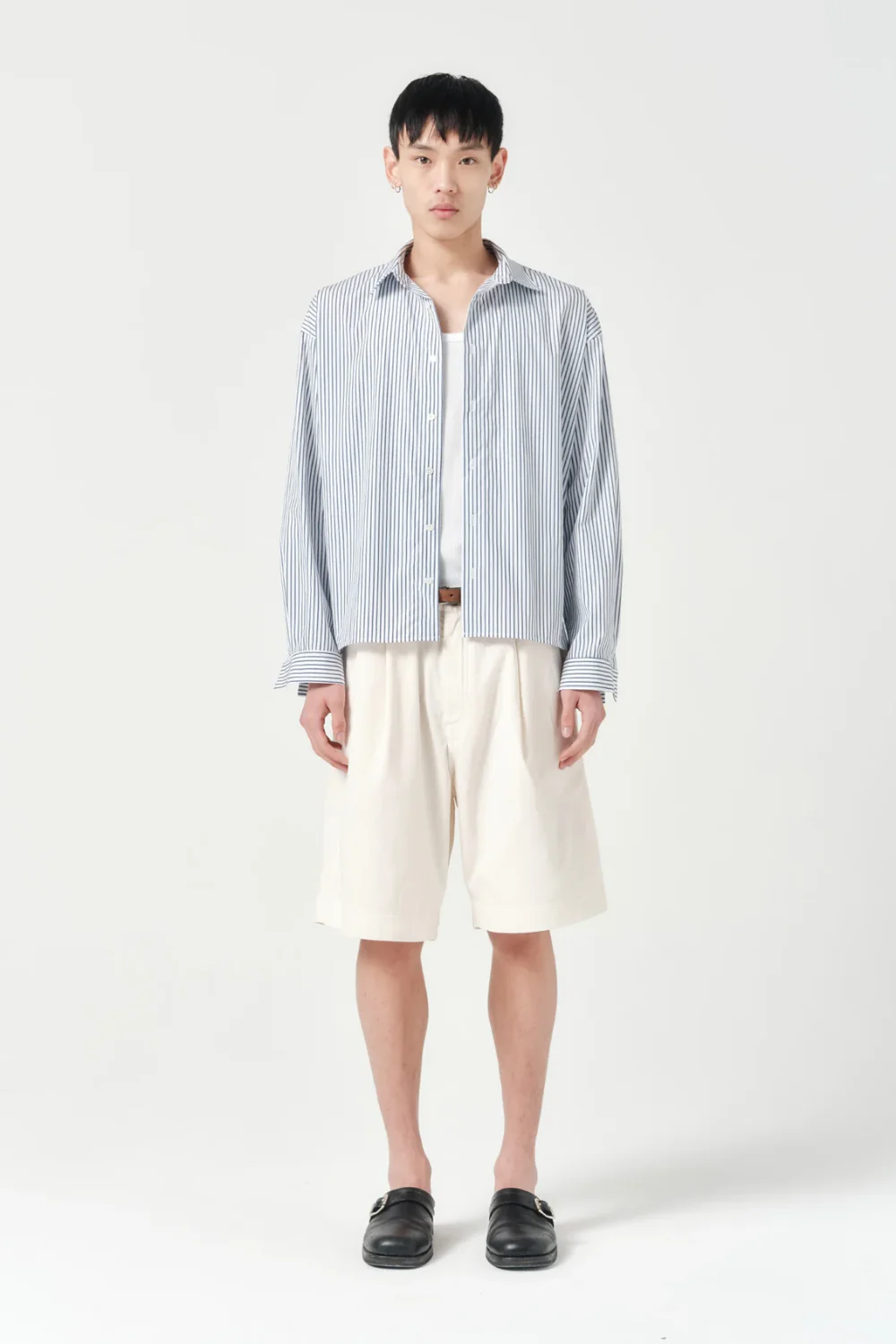 ASHA JASPER - Grid Shirt / Piano Stripe - Image 3