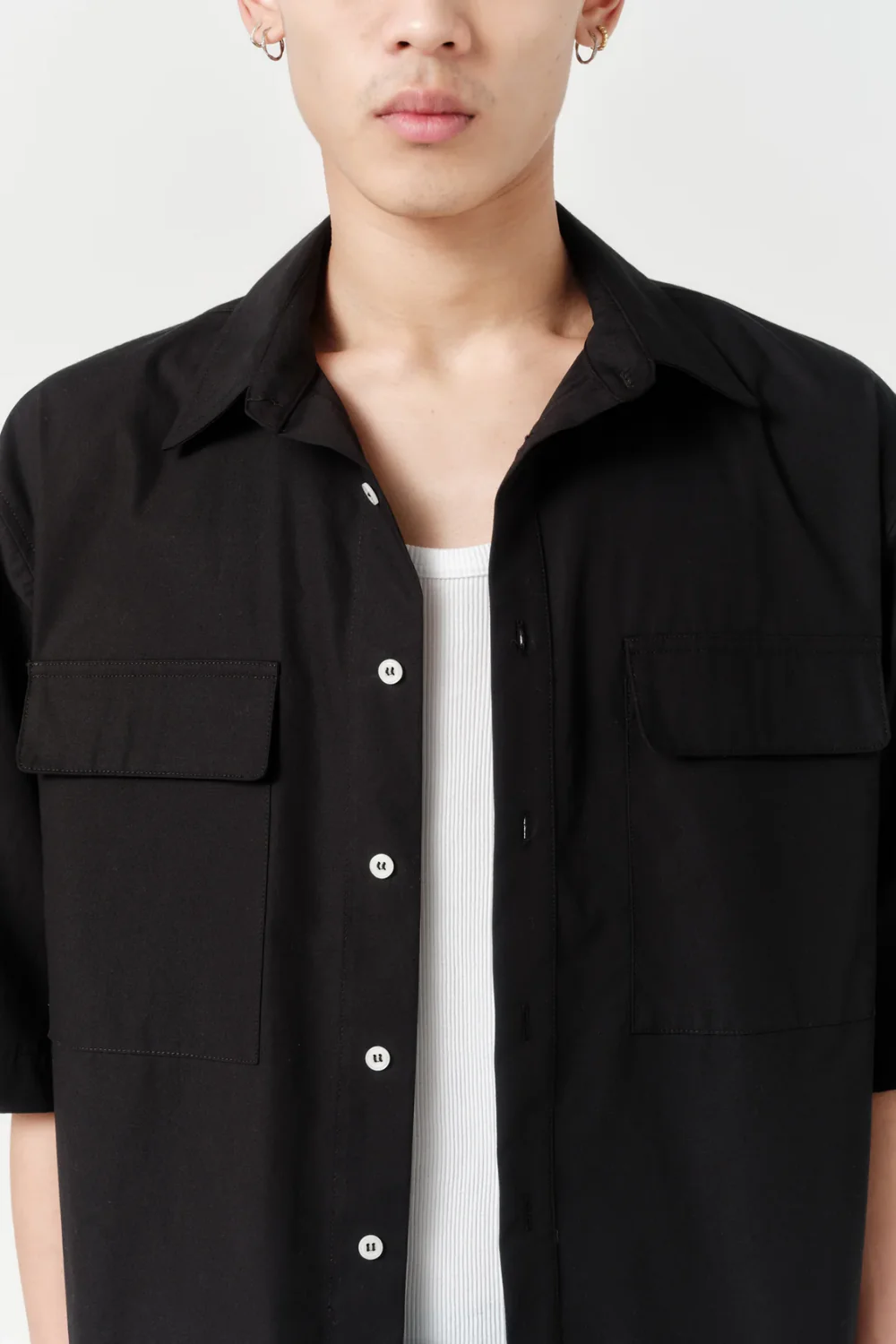 ASHA JASPER - Utility Shirt - Japanese Cotton Canvas - Image 4