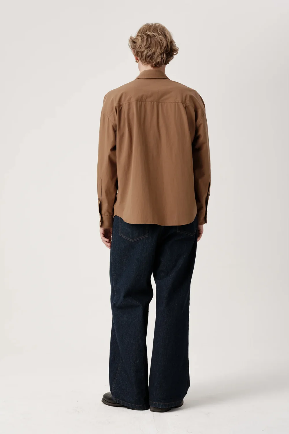 ASHA JASPER - Utility Shirt / Cocoa Broadcloth - Image 3