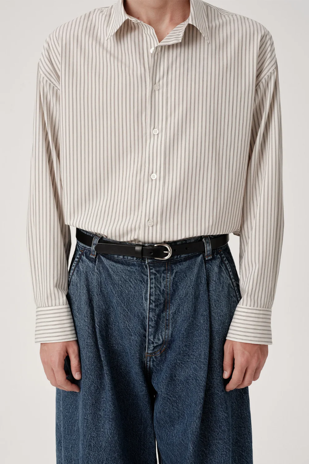 ASHA JASPER - Volume Italian Denim Trouser / Stonewashed Indigo - Image 4