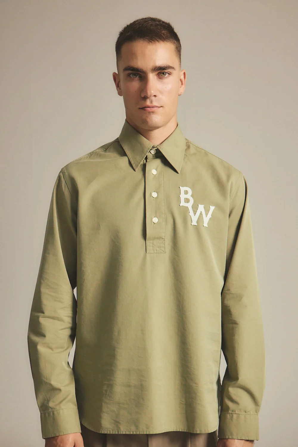 Brotherwolf - Benny L/S Shirt - Green - Image 2