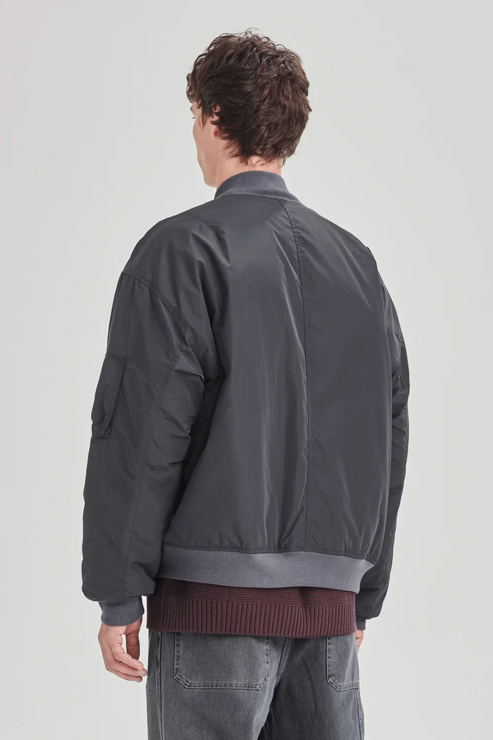 BOMBER JACKET - STEEL - Image 3