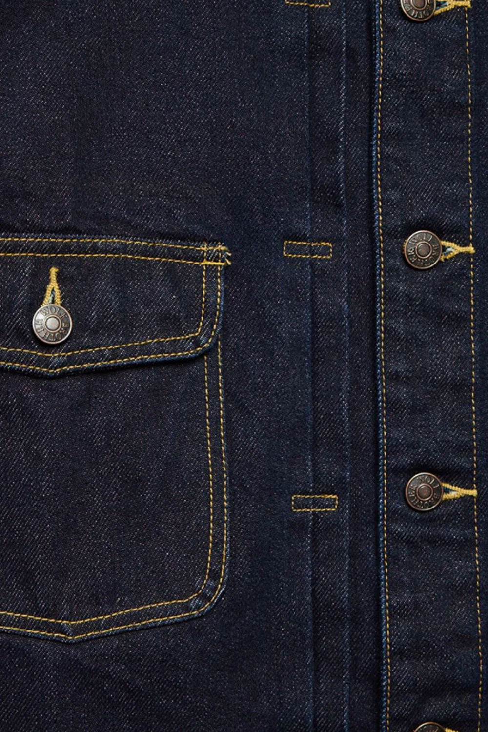Brother Wolf Duty Jacket Indigo - Image 7