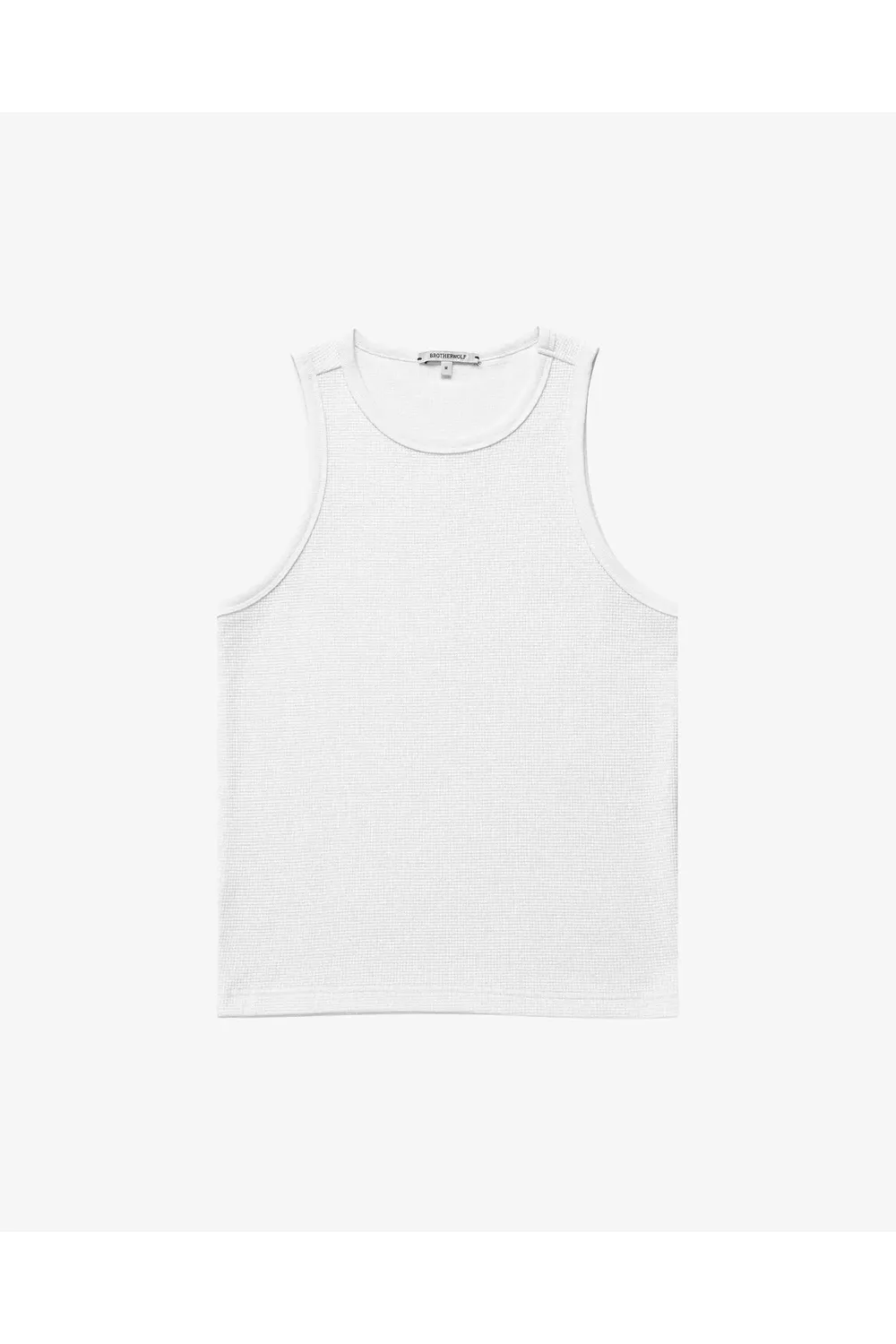 Brother Wolf - Perforated Tank - Off White