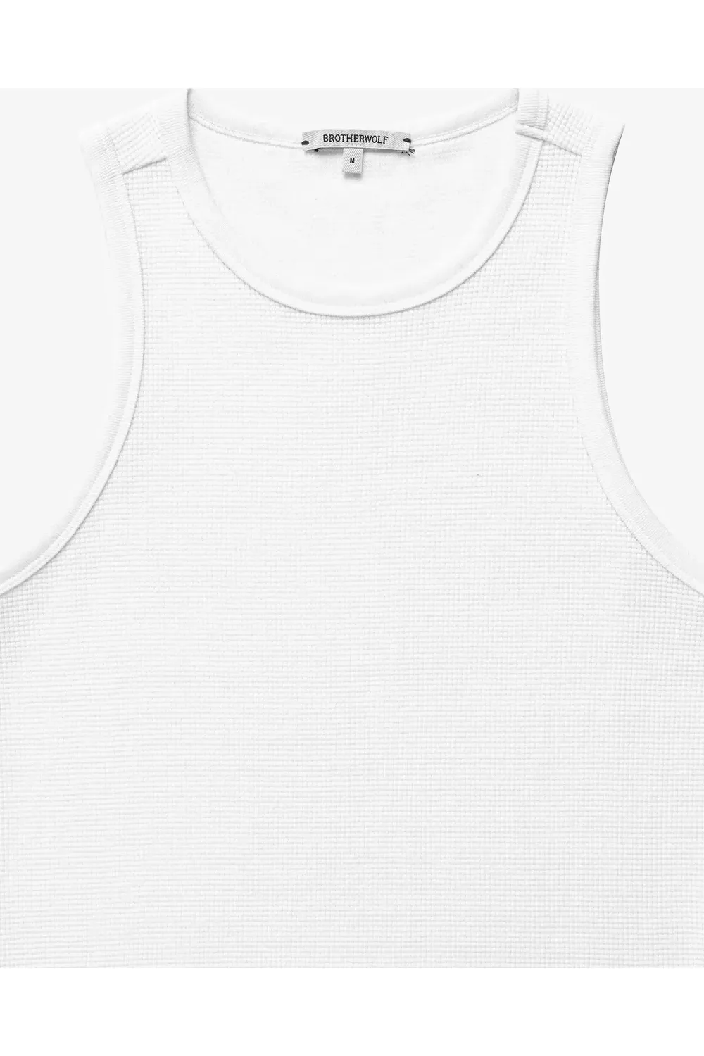 Brother Wolf - Perforated Tank - Off White - Image 2