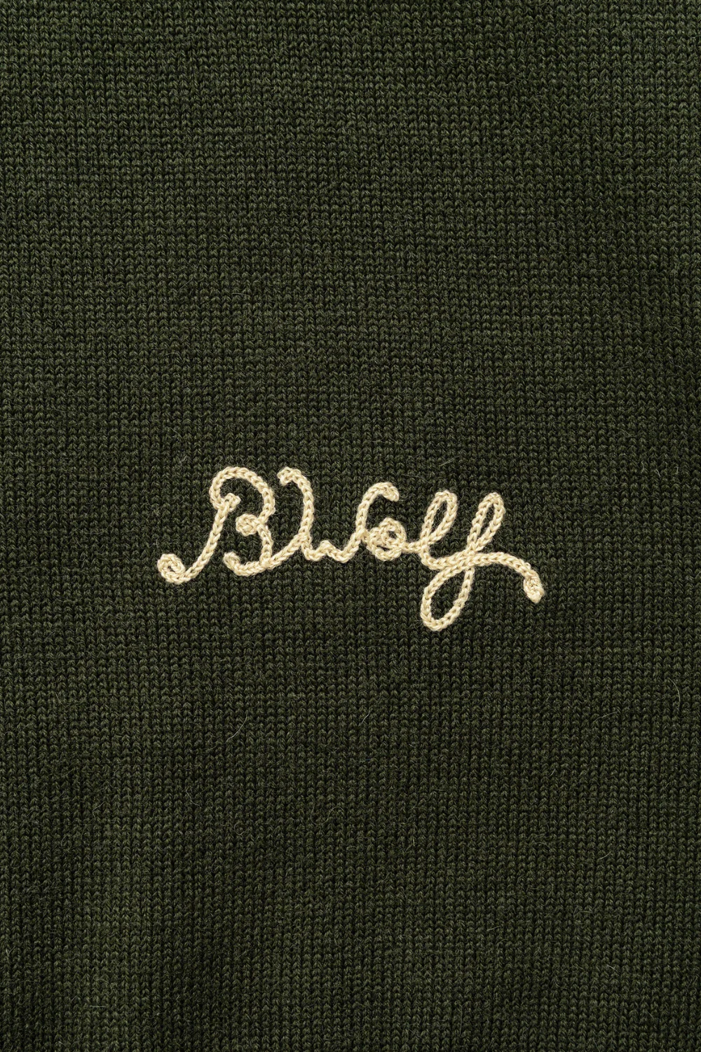 Brotherwolf - Geansaí Knit - Green - Image 3