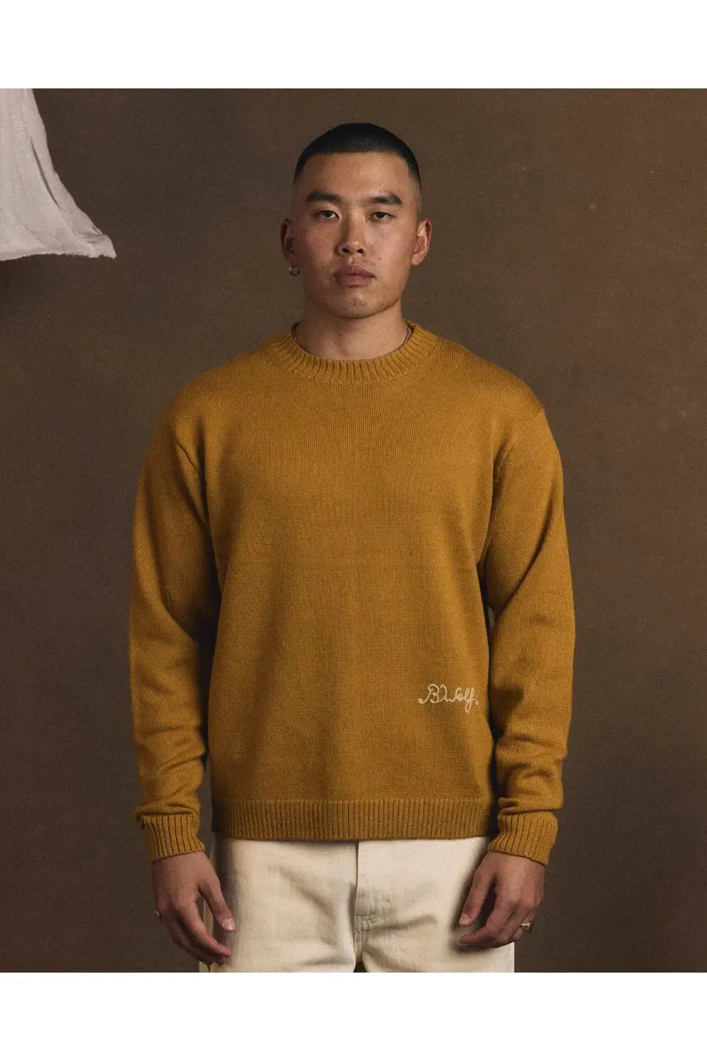 Brotherwolf - Geansaí Knit - Yellow - Image 4