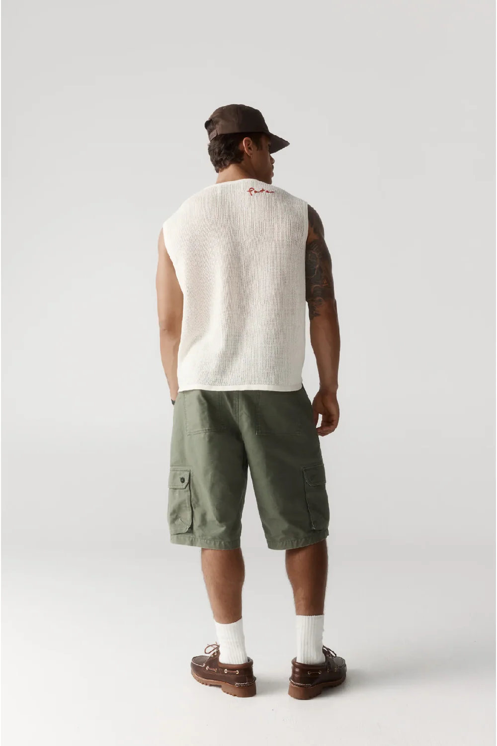 Cargo Shorts  Washed Olive - Image 3