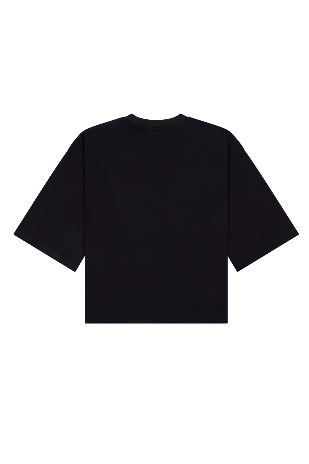 Checks - Wide Tee - Black - Image 2