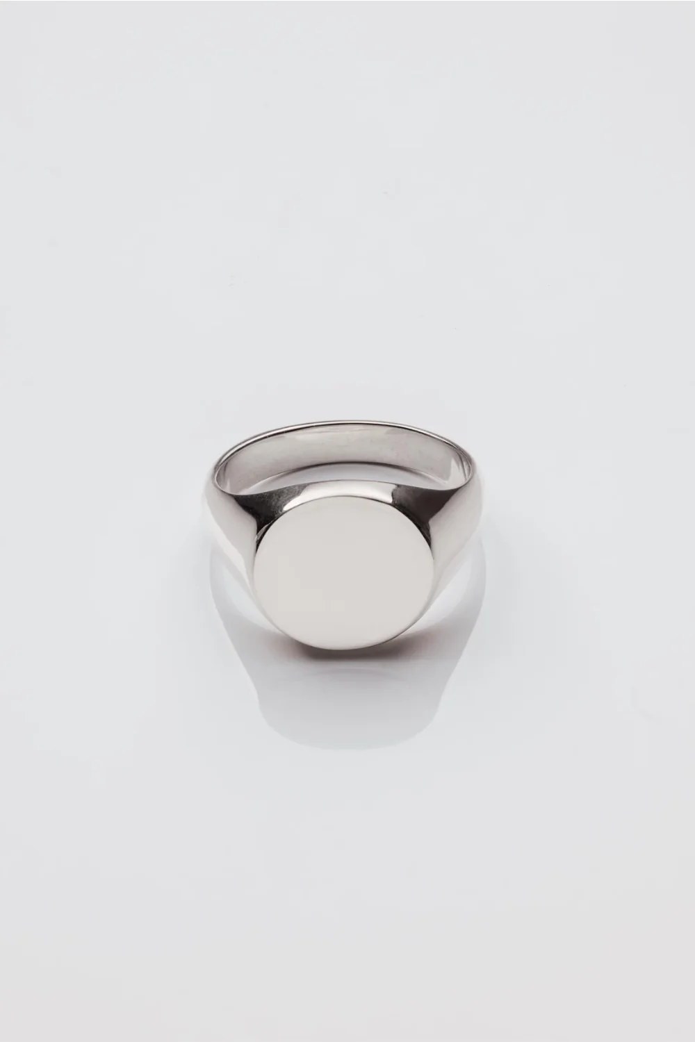 Circle Signet - Sterling Silver