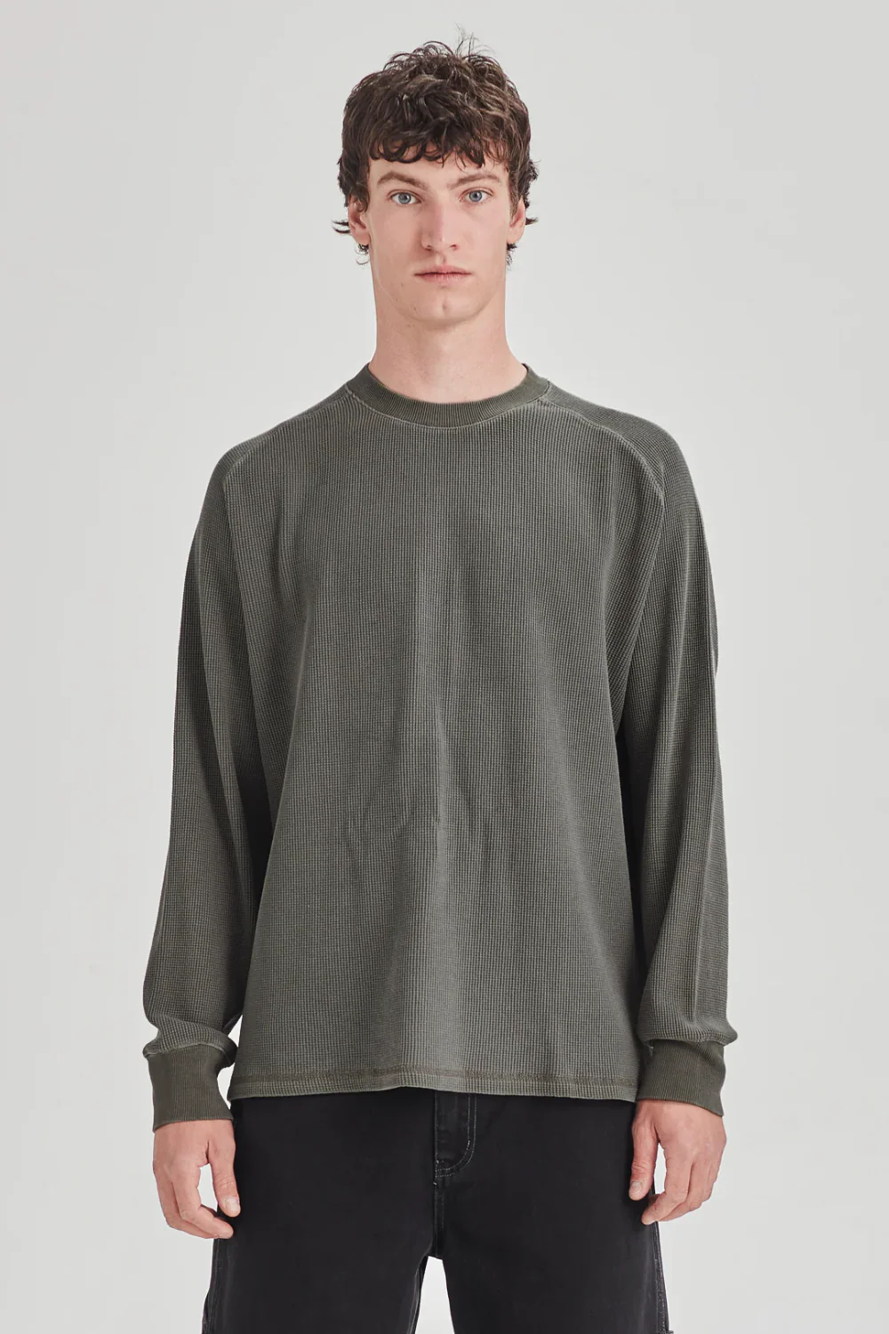 COMMONERS HEAVY WAFFLE / VINTAGE FOG - Image 2