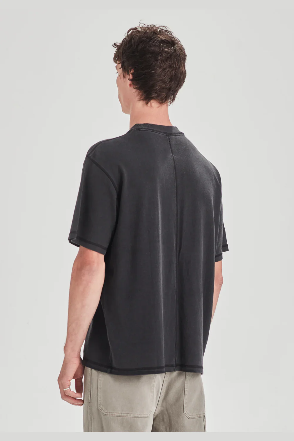 Commoners Hemp Jersey SS Tee Vintage Black - Image 2