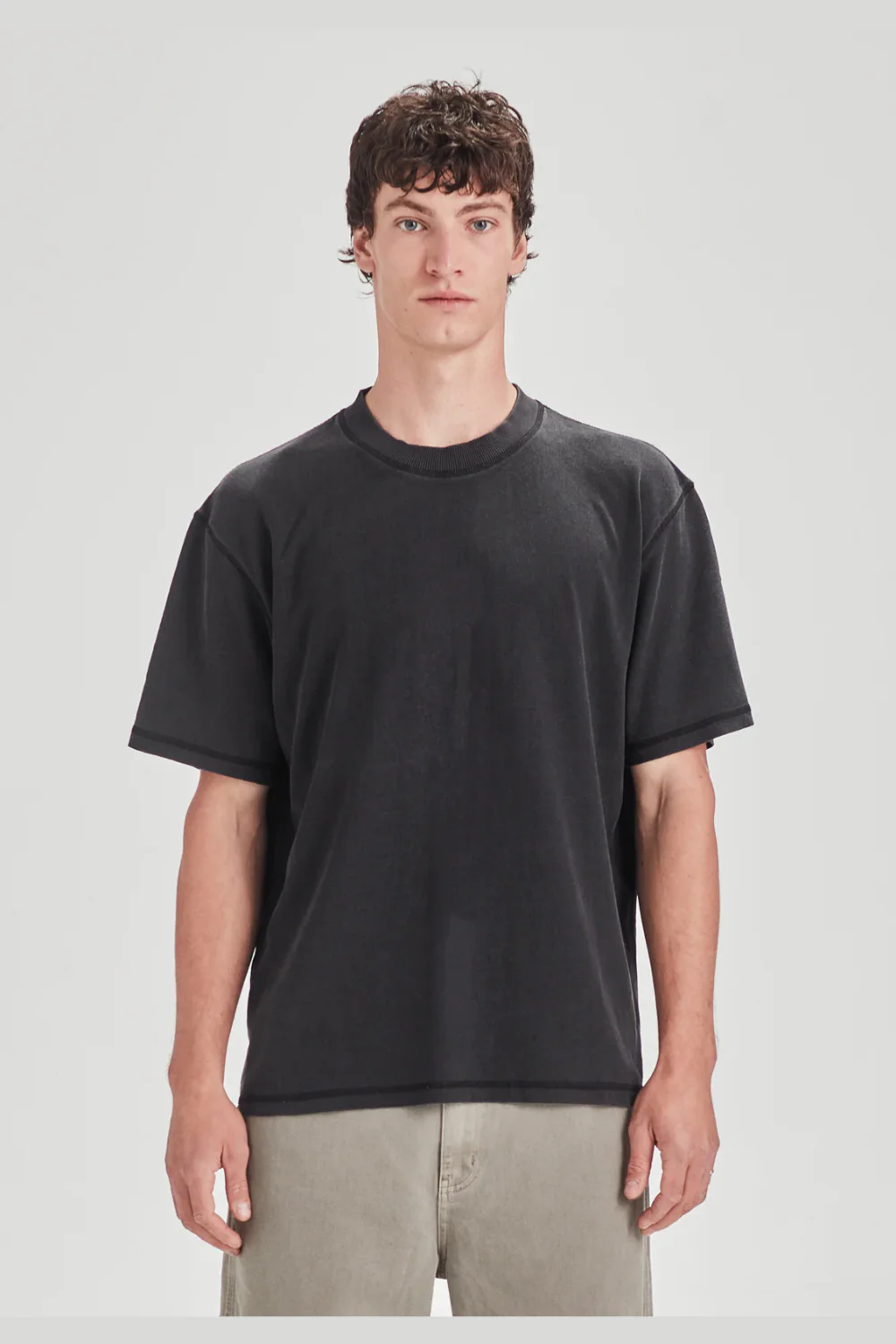 Commoners Hemp Jersey SS Tee Vintage Black - Image 3
