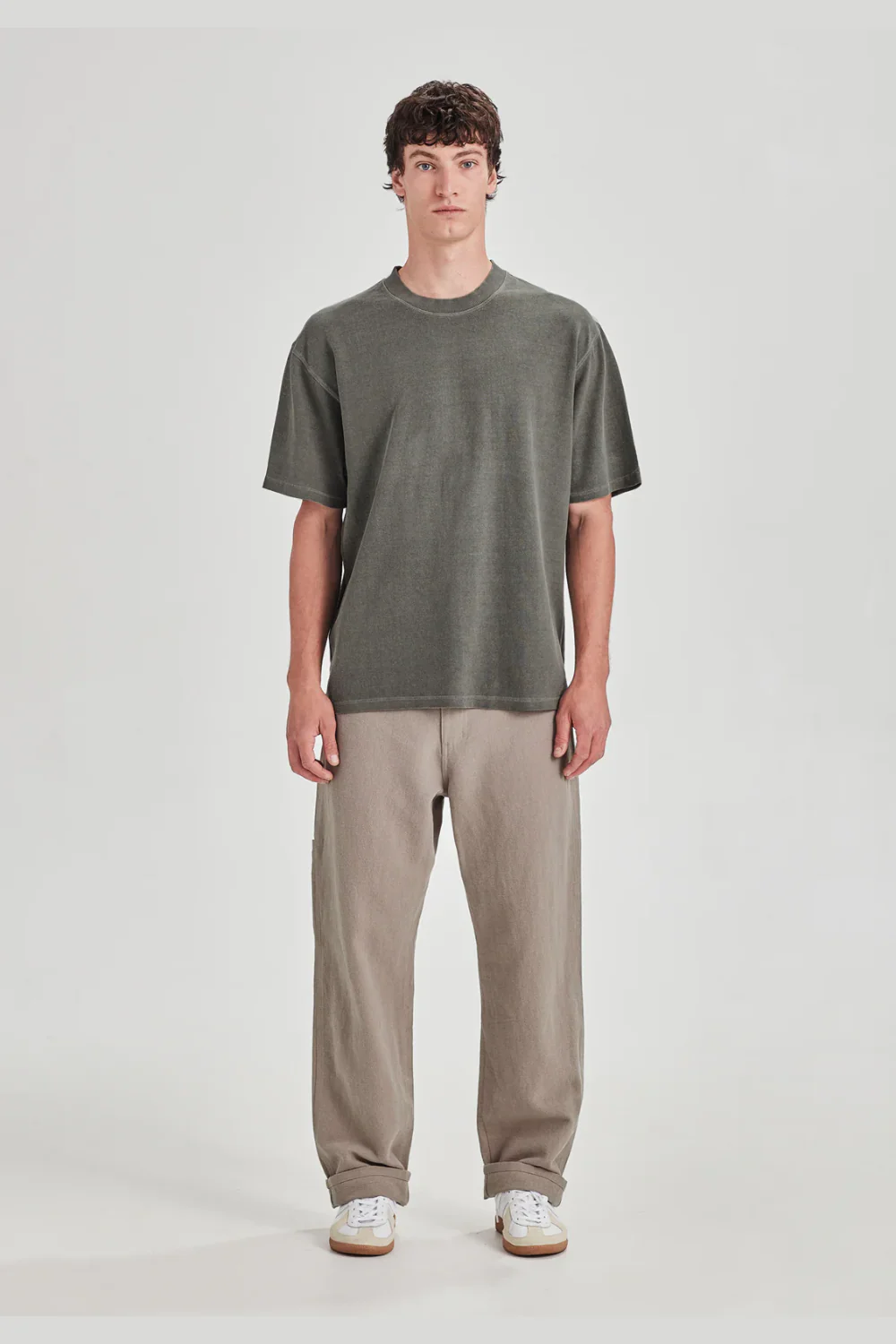 Commoners Hemp Jersey SS Tee - Vintage Fog