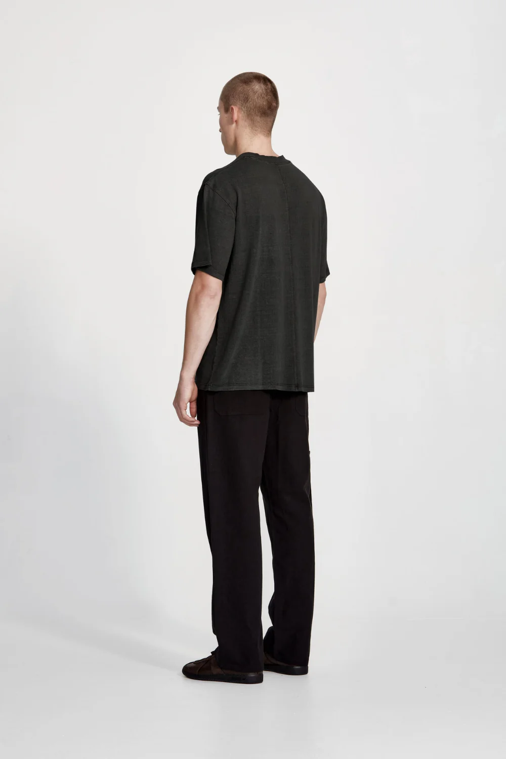 Commoners Hemp Jersey Studio Tee, Vintage Black - Image 4