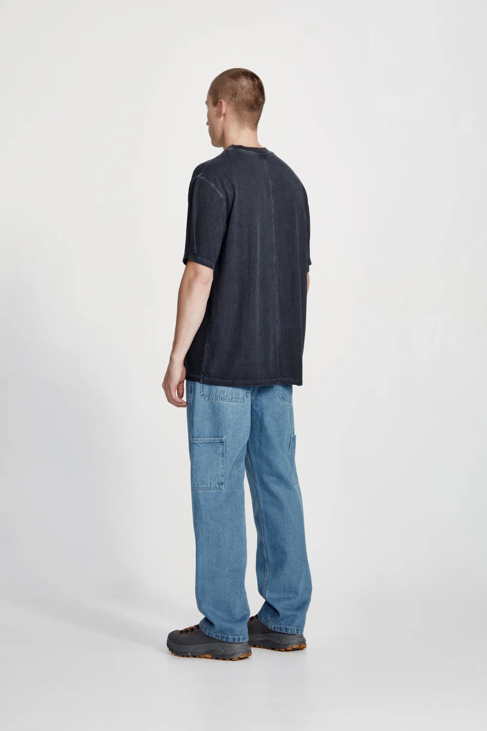 Commoners Hemp Jersey Studio Tee, Vintage Midnight - Image 4