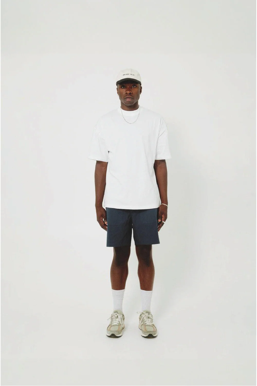 Mad About The Boy Dad Cap - Cream & Black - Image 3