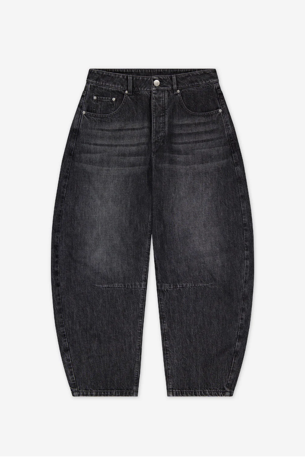 Porter James - Dart-Knee Japanese Denim - Washed Black
