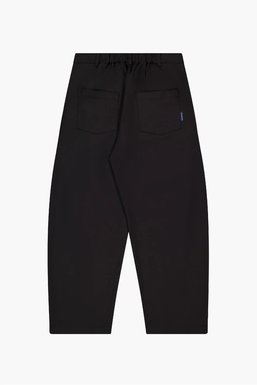 Dart Knee Pleated Trousers / Black Suiting - Image 3