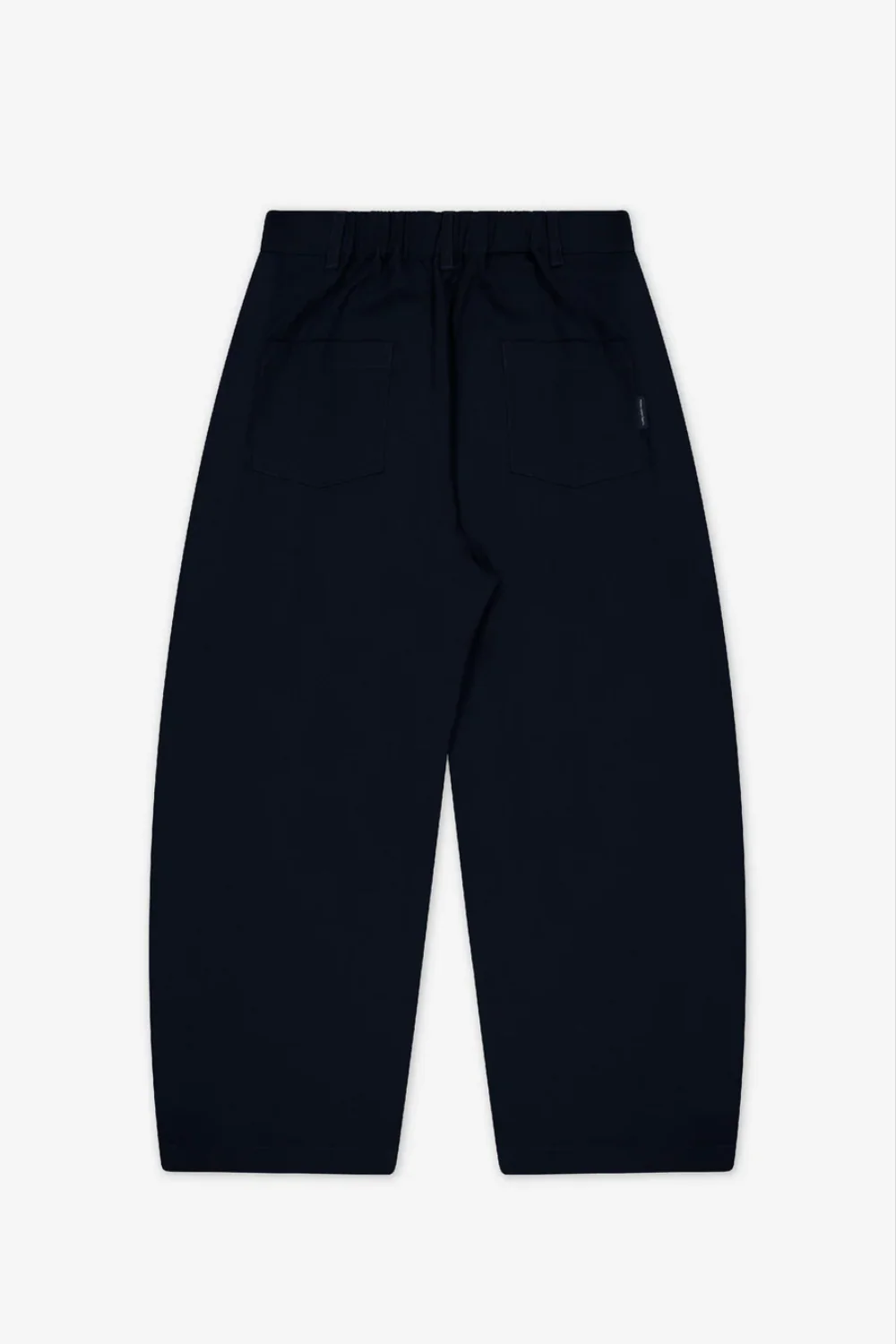 Re-Stocked Dart Knee Pleated Trousers - Navy Seersucker - Image 3