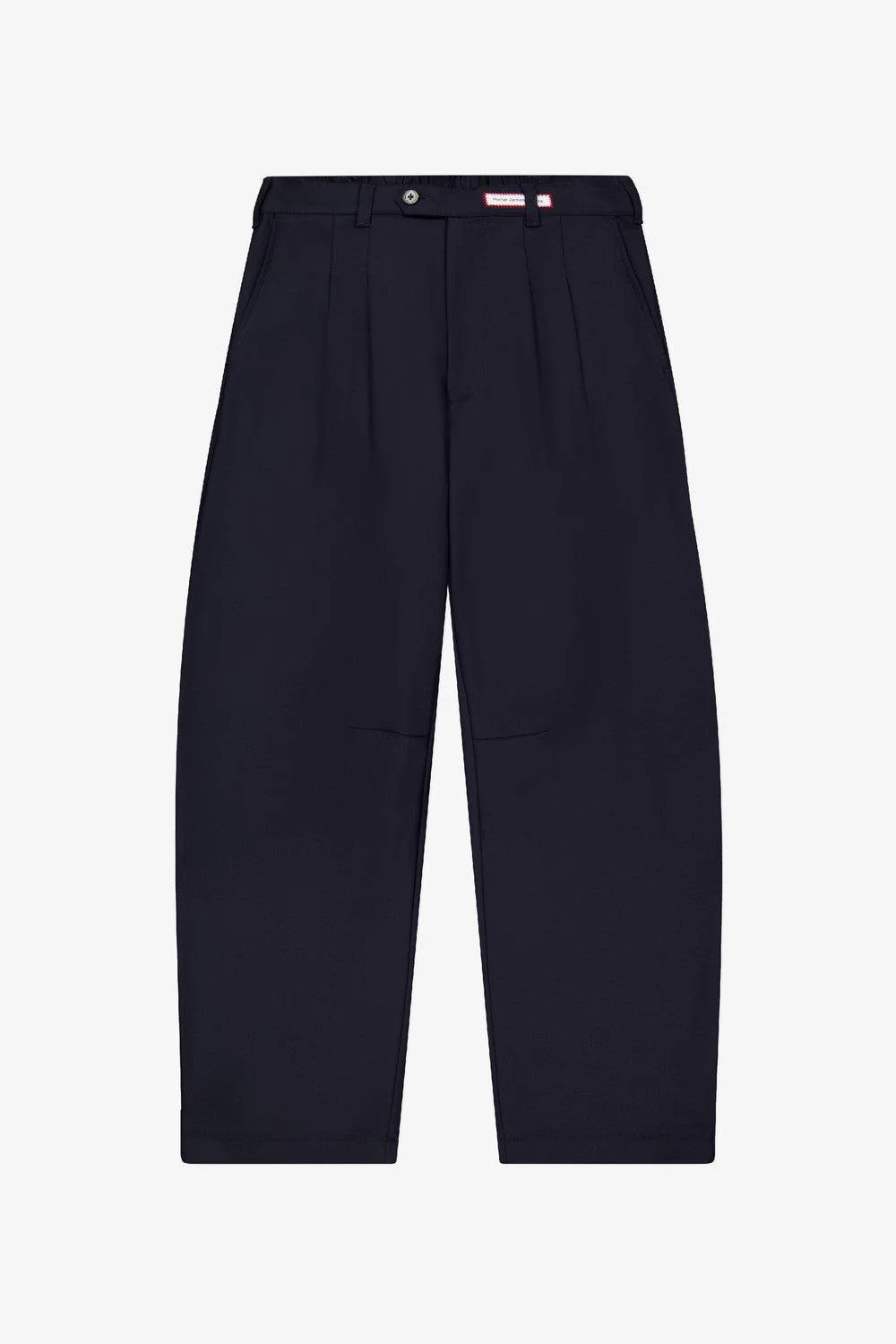 Dart Knee Pleated Trousers / Navy Suiting