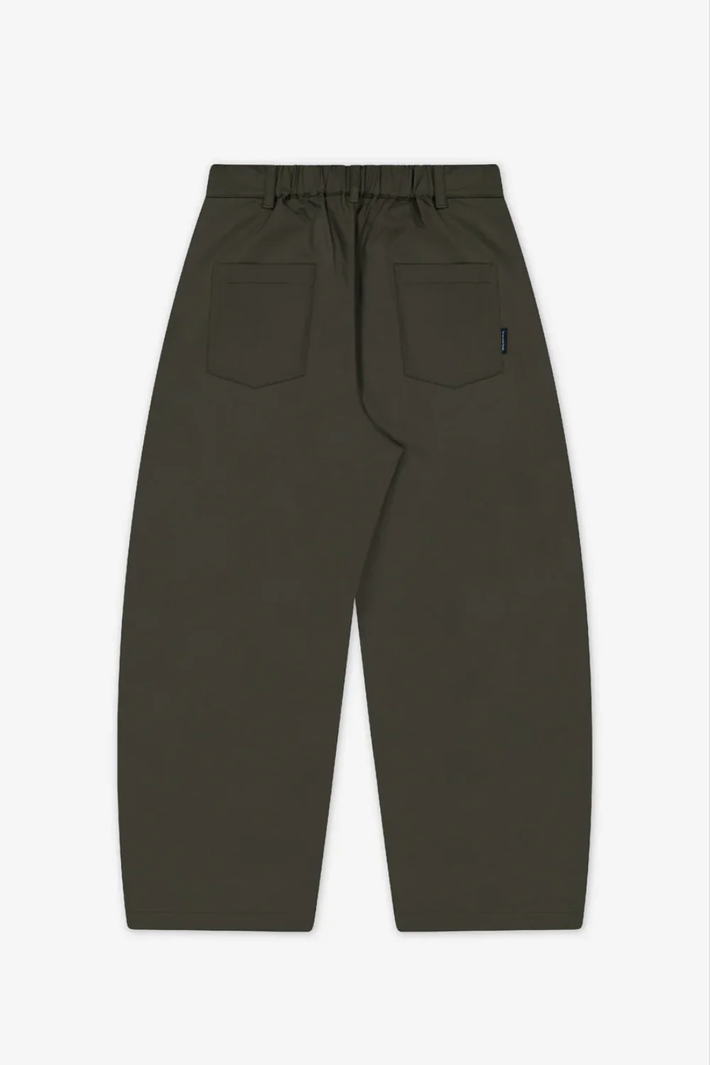 Dart-Knee Pleated Trousers - Olive - Image 3