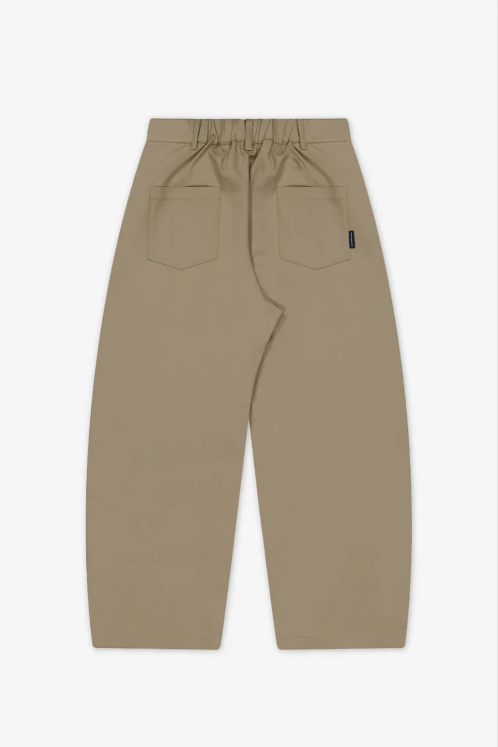 Dart Knee Pleated Trousers - Sand - Image 3