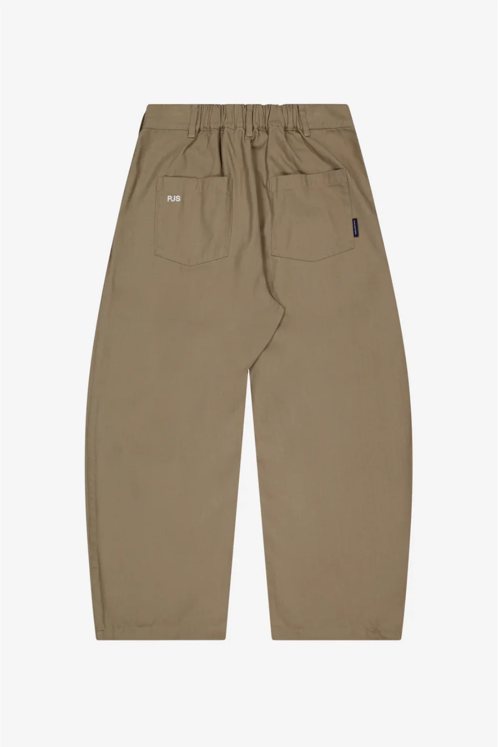 Porter James / Dart-Knee Pleated Trousers Taupe Herringbone - Image 3