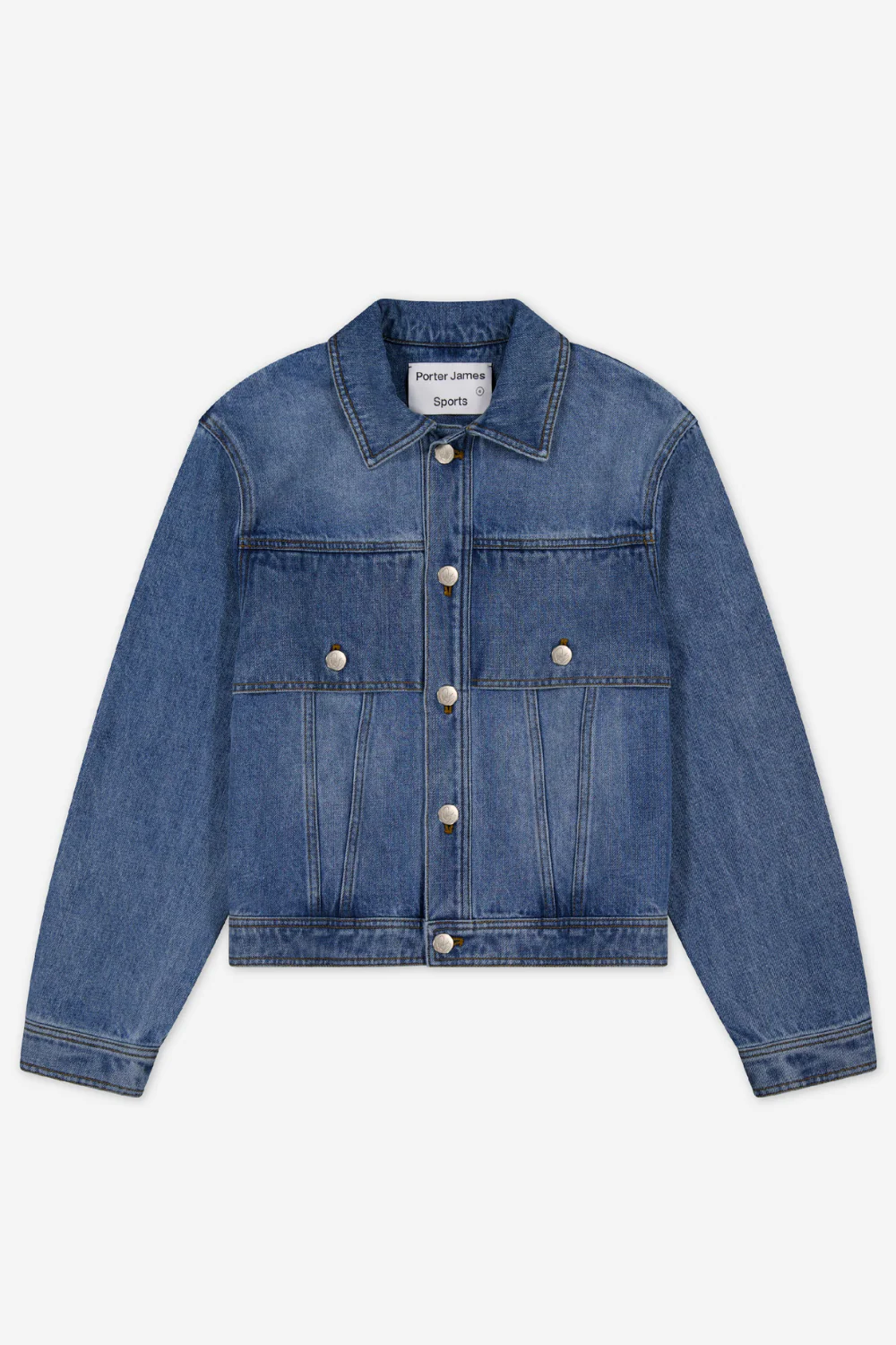 Porter James - Denim Trucker Jacket - Light Mid-Wash