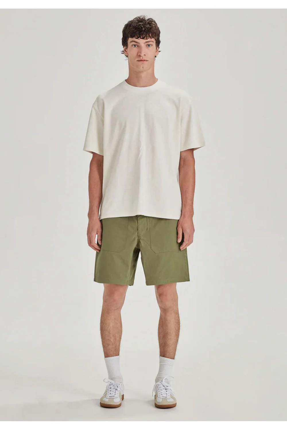 Drill Utility Short / Khaki - Image 3