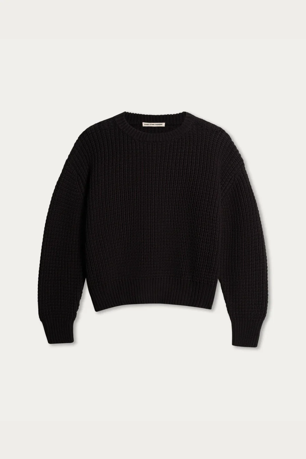 Every Other Thursday - Fishermans Knit - Black