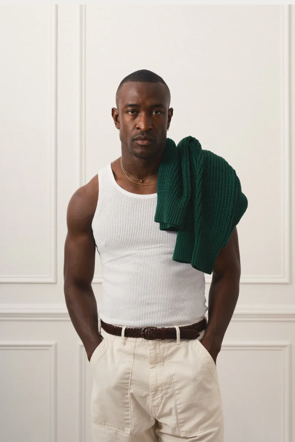Every Other Thursday - Fishermans Knit - Green - Image 3
