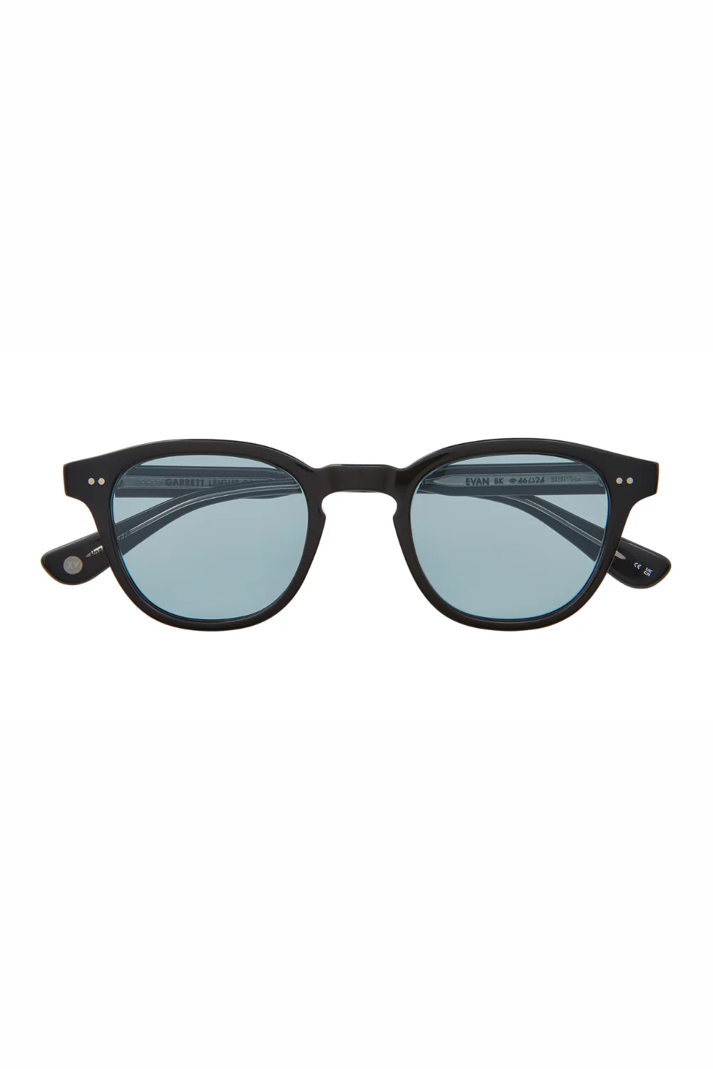 Garrett Leight Evan Sun - Black/Semi-Flat Pure Blue - Image 4