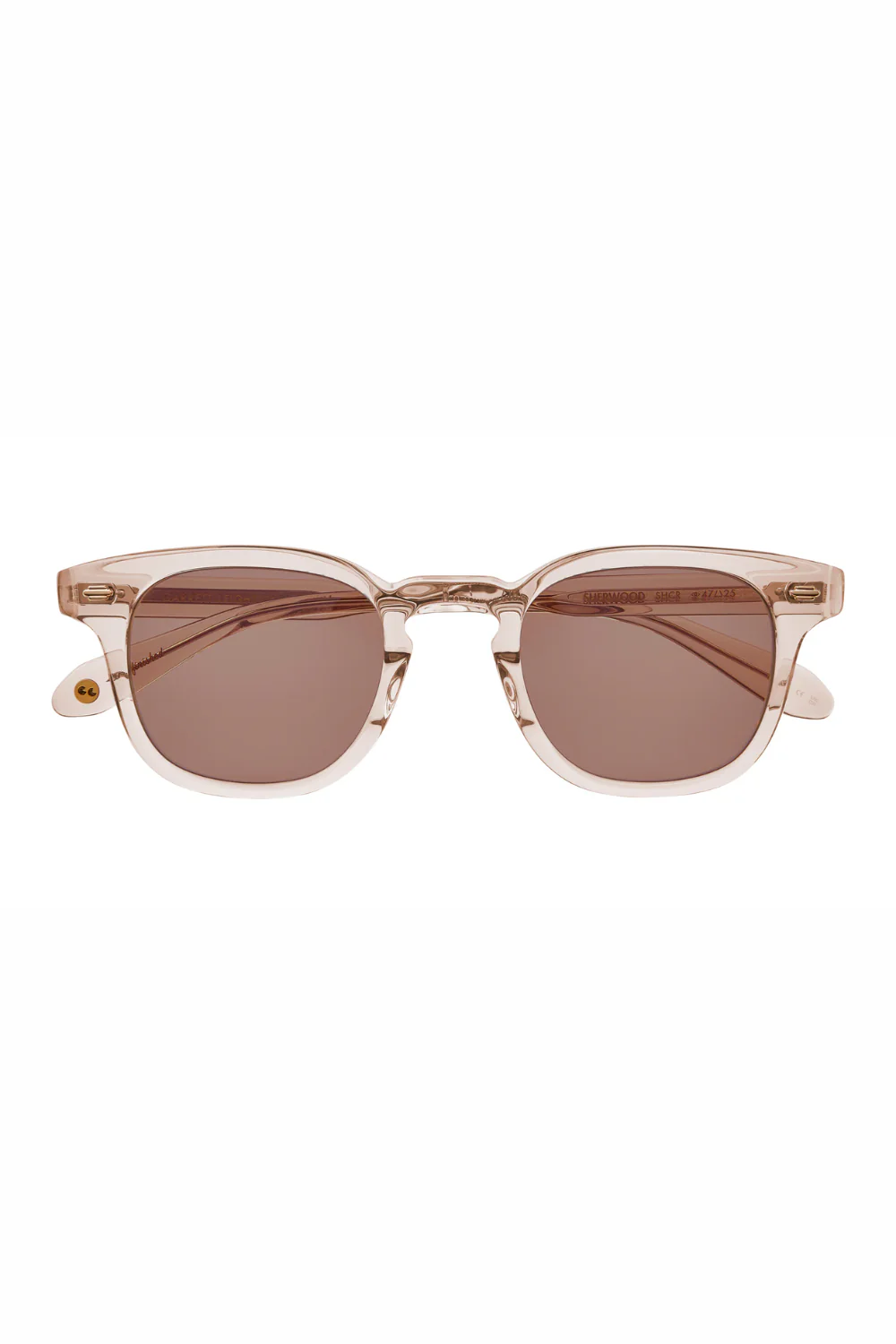 Garrett Leight Sherwood Sun - Shell Crystal/Pure Redwood - Image 4