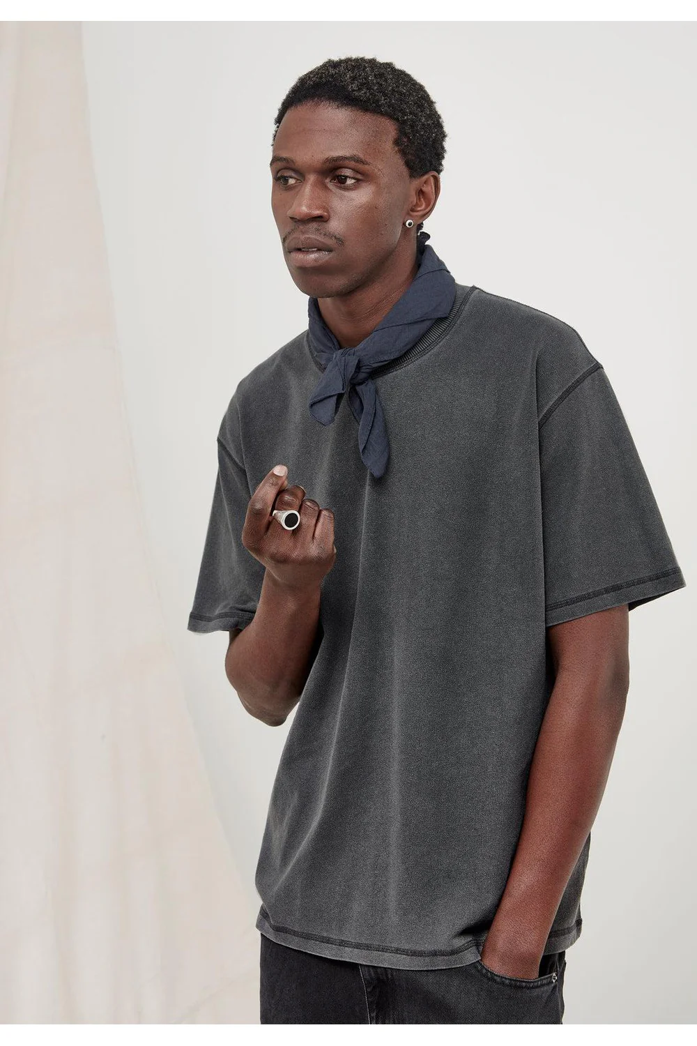 Commoners Hemp Jersey SS Tee Vintage Grey