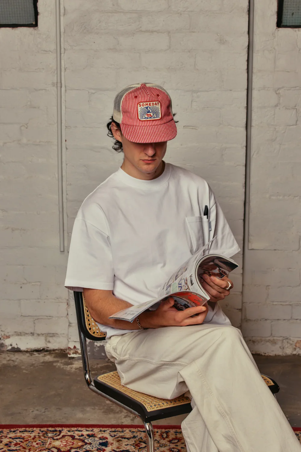 HICKORY TRUCKER CAP | RED - Image 2