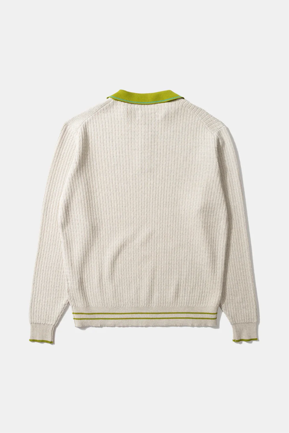 Edmmond Studios Knitted Polo Off White - Image 2