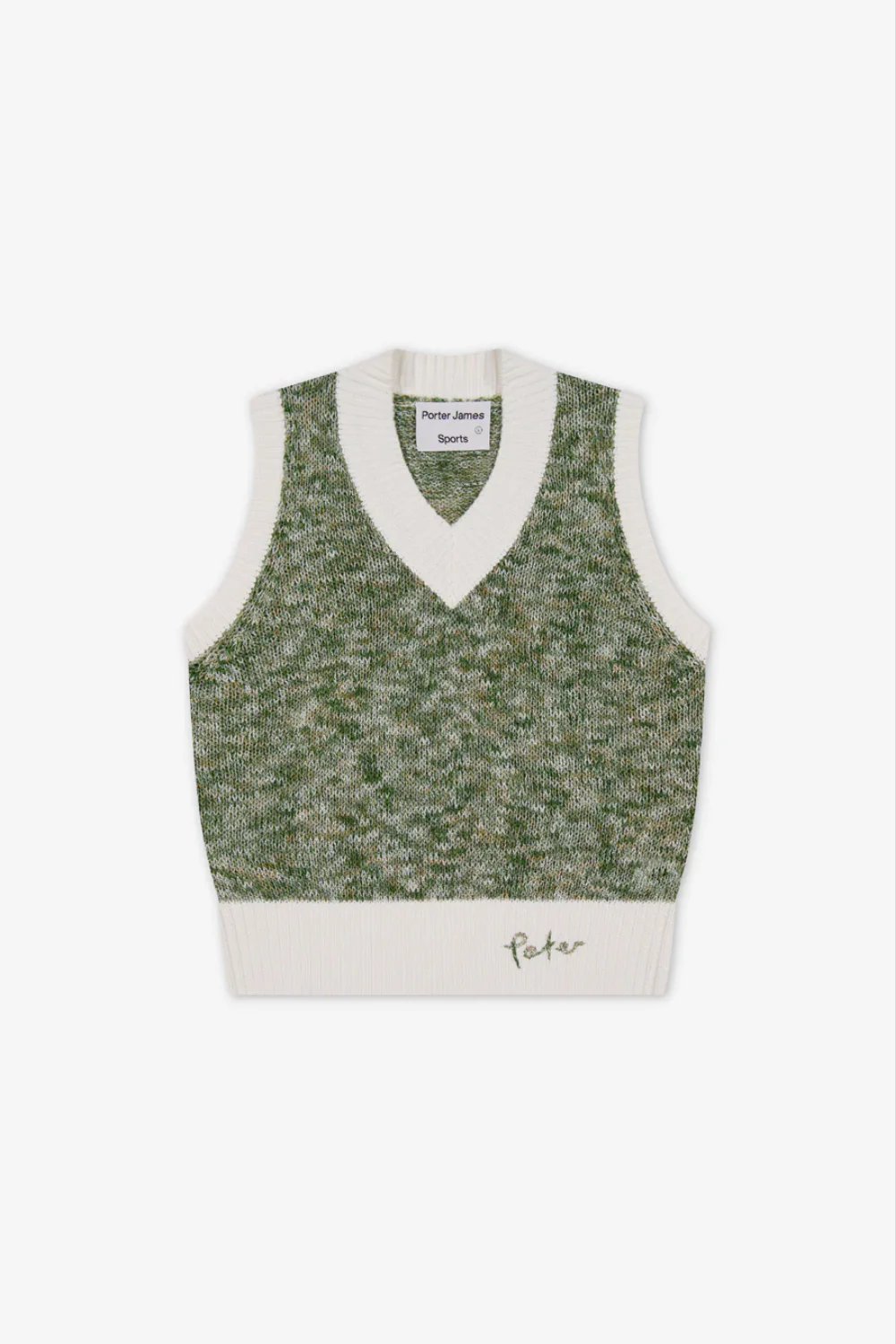 Mélange Vest - Green Mélange