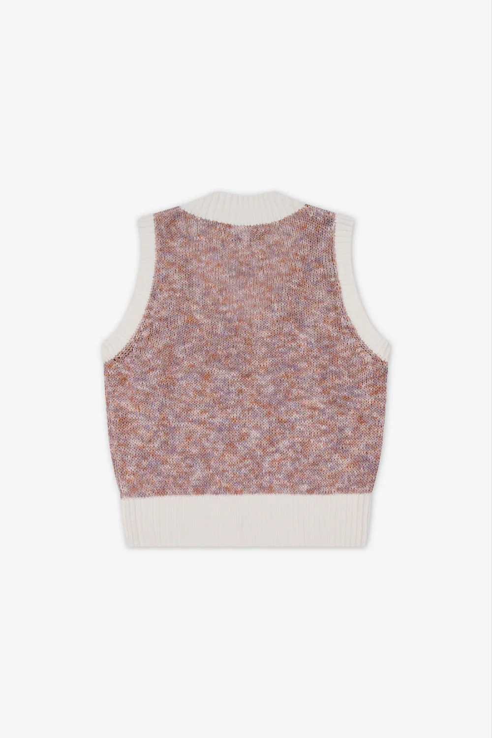 Mélange Vest - Orange / Purple - Image 3