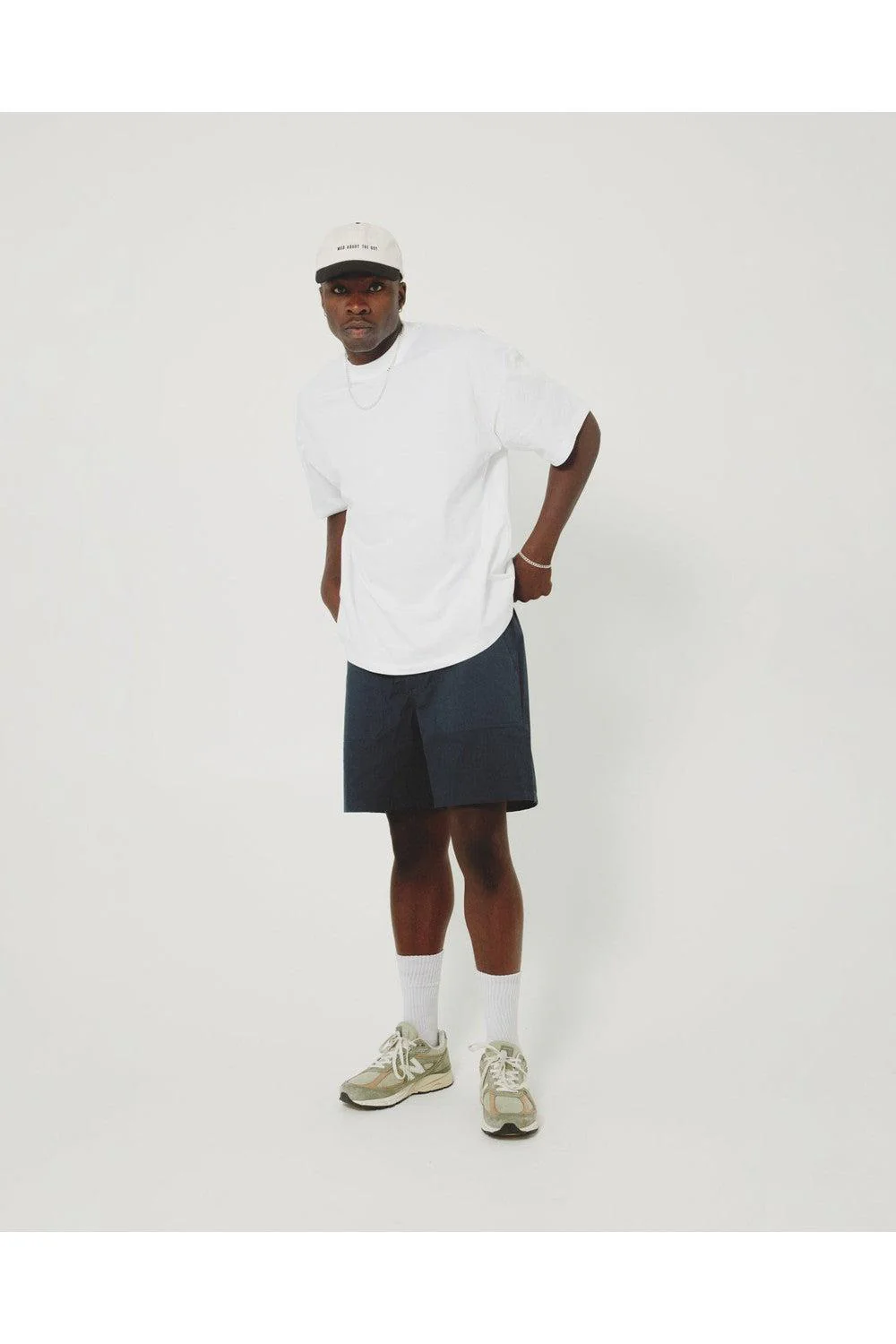 Commoners Mens Oversized Tee White - Image 3