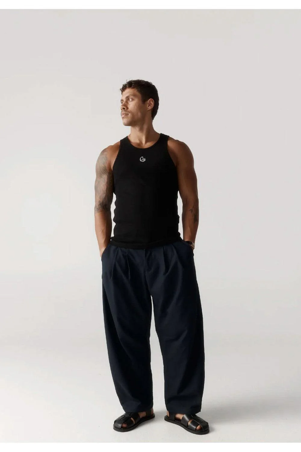 Motif Tank / Black - Image 2