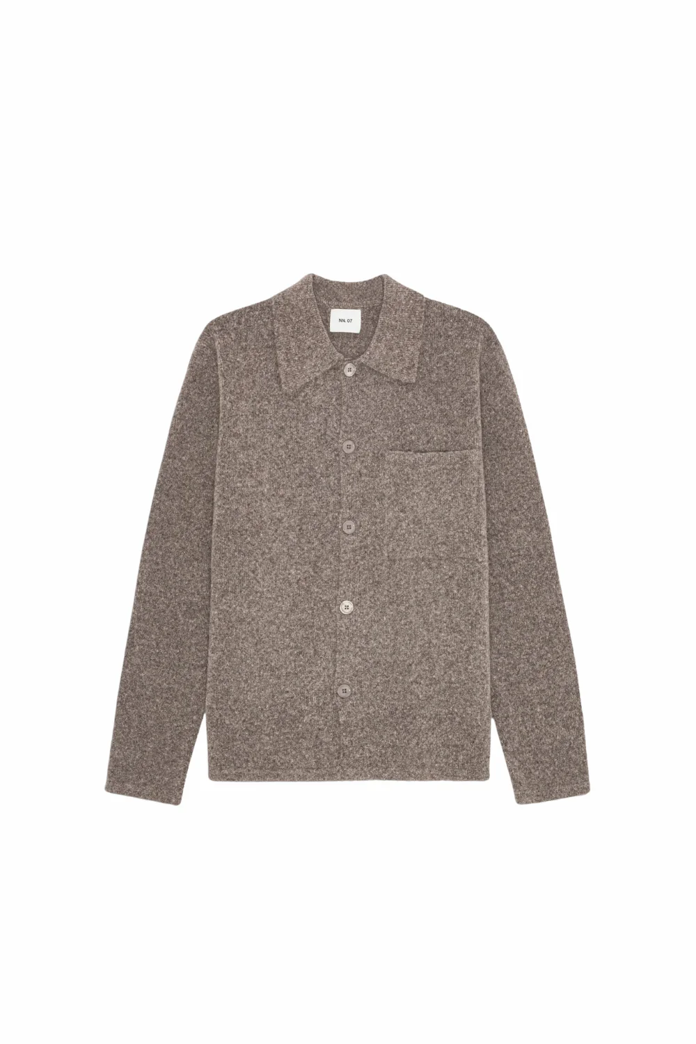NN.07 Jonas Boucle yarn Sweater Mable Husk