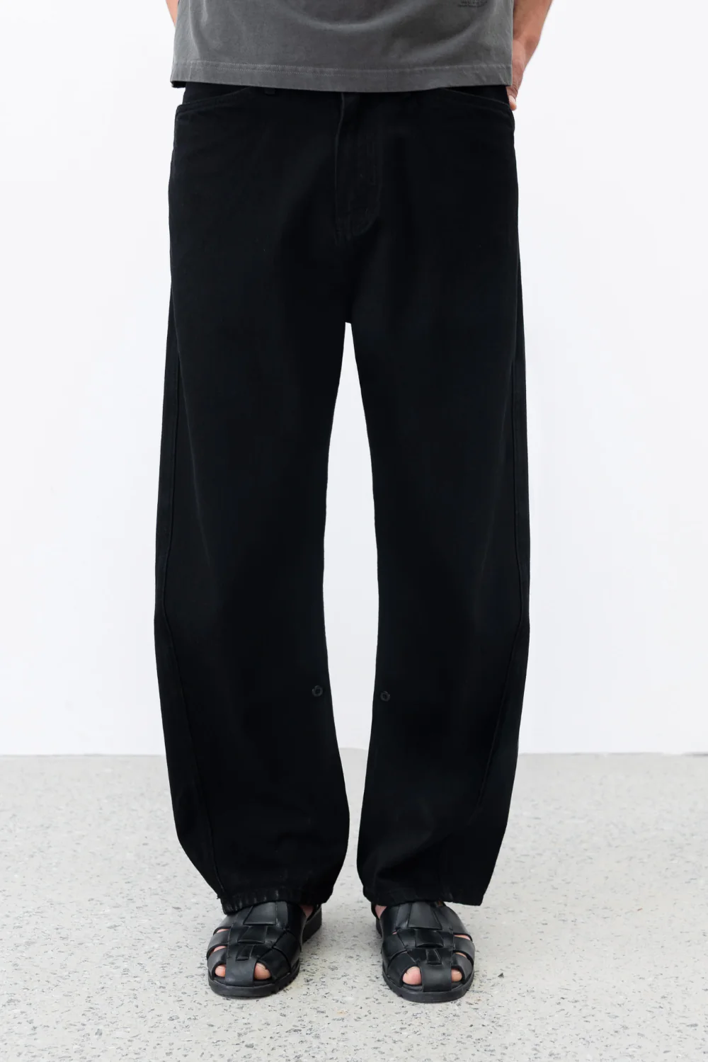 Observe / Twisted Cambia Denim Pant - Black - Image 2