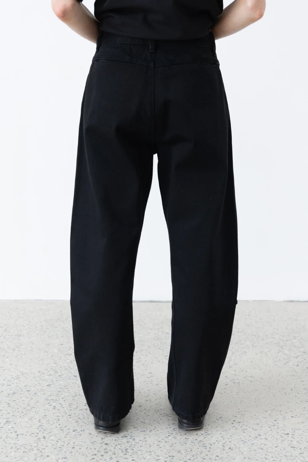 Observe / Twisted Cambia Denim Pant - Black - Image 3