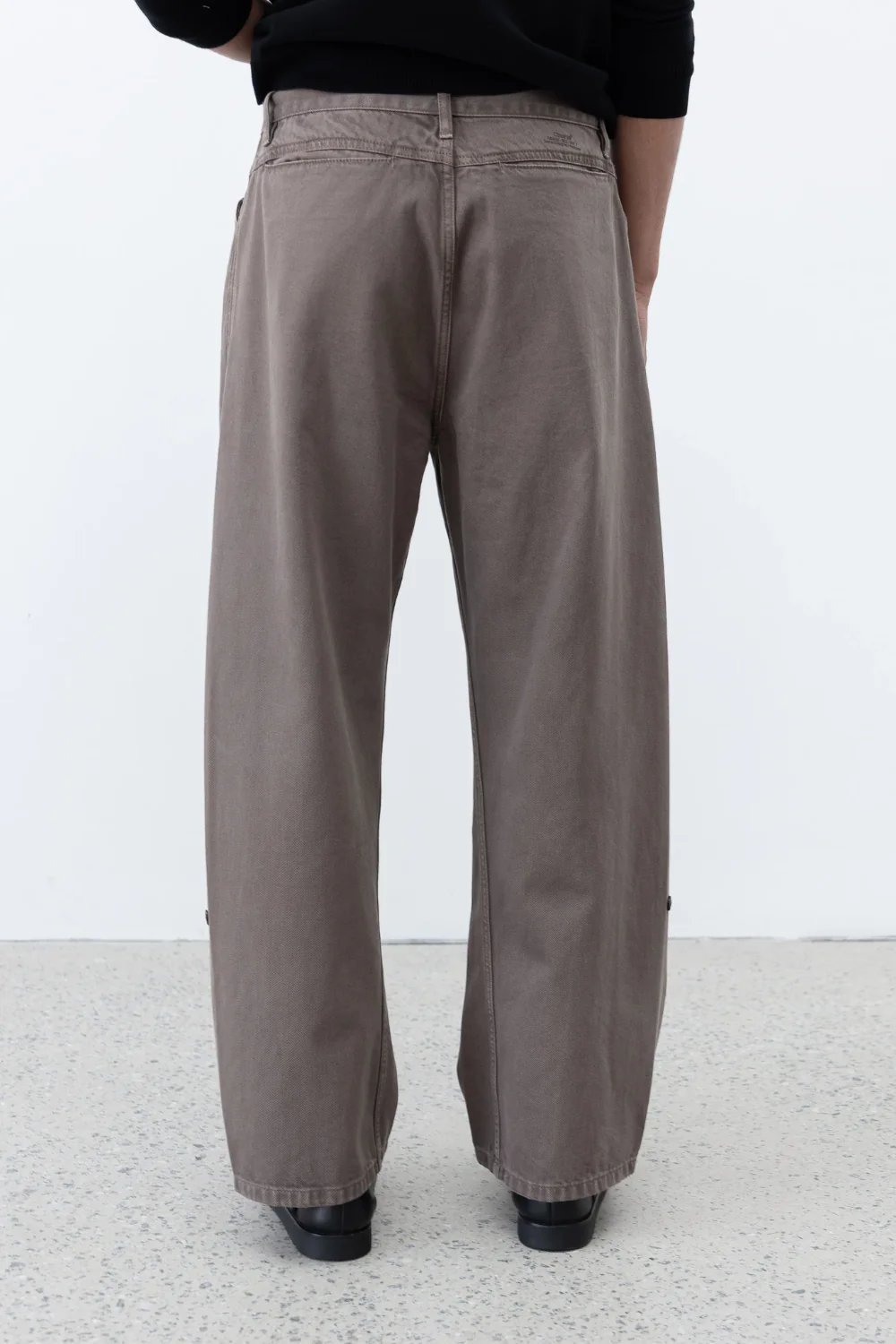 Observe / Twisted Cambia Denim Pant - Taupe - Image 3