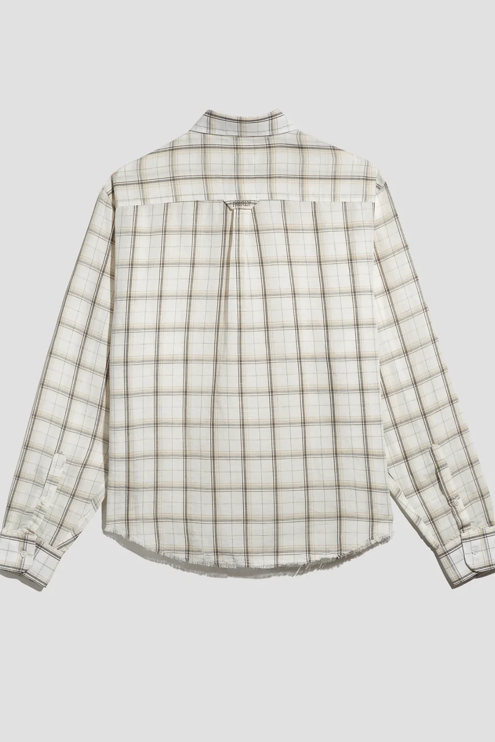 Office Shirt Linen Plaid - Image 2