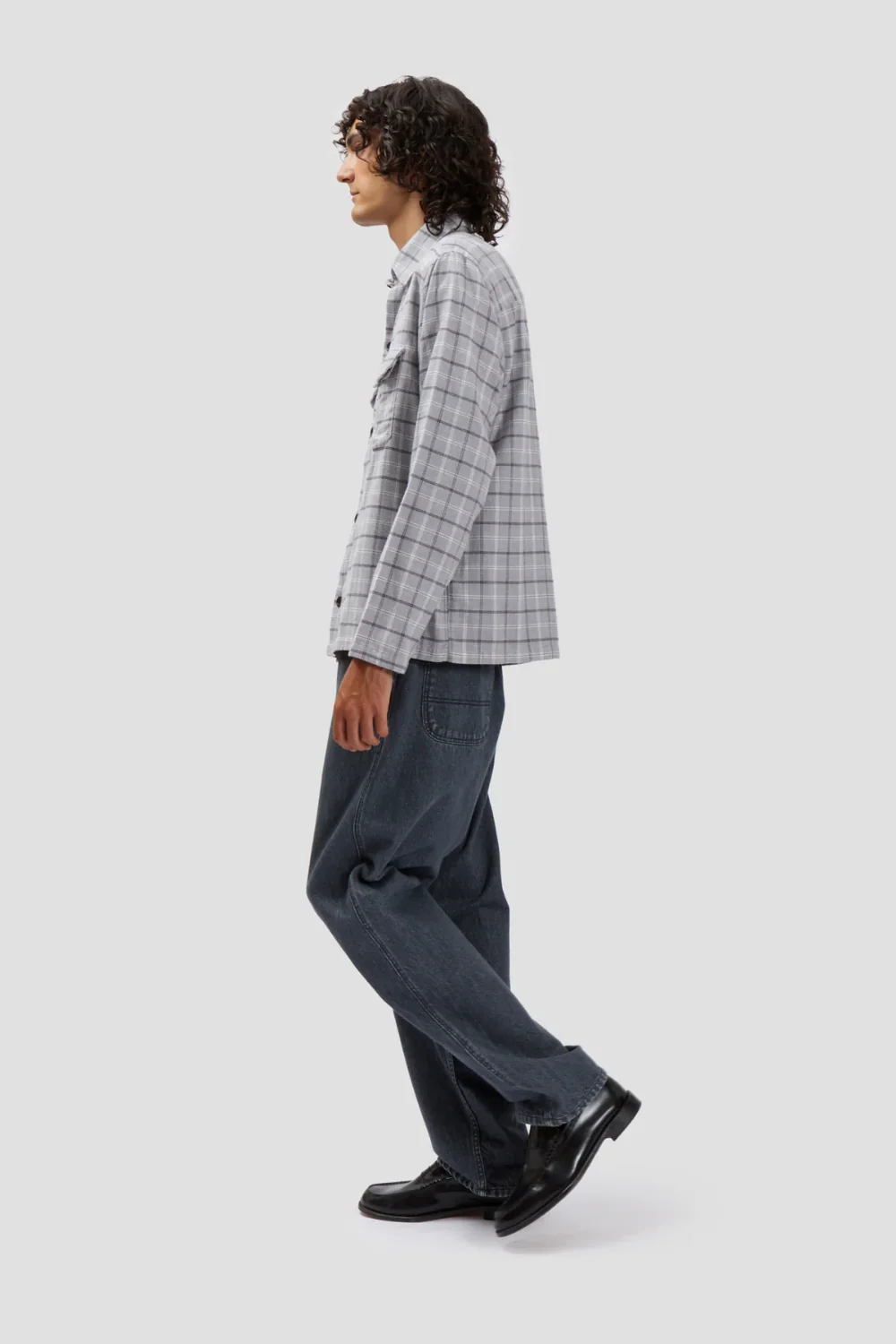 Fairly Normal - Overshirt Plaid Grey - Image 4