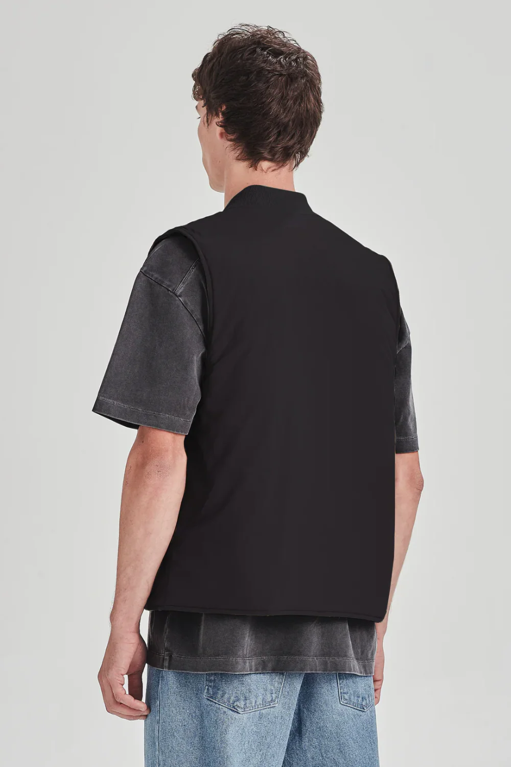 Commoners - PADDED VEST - BLACK - Image 2