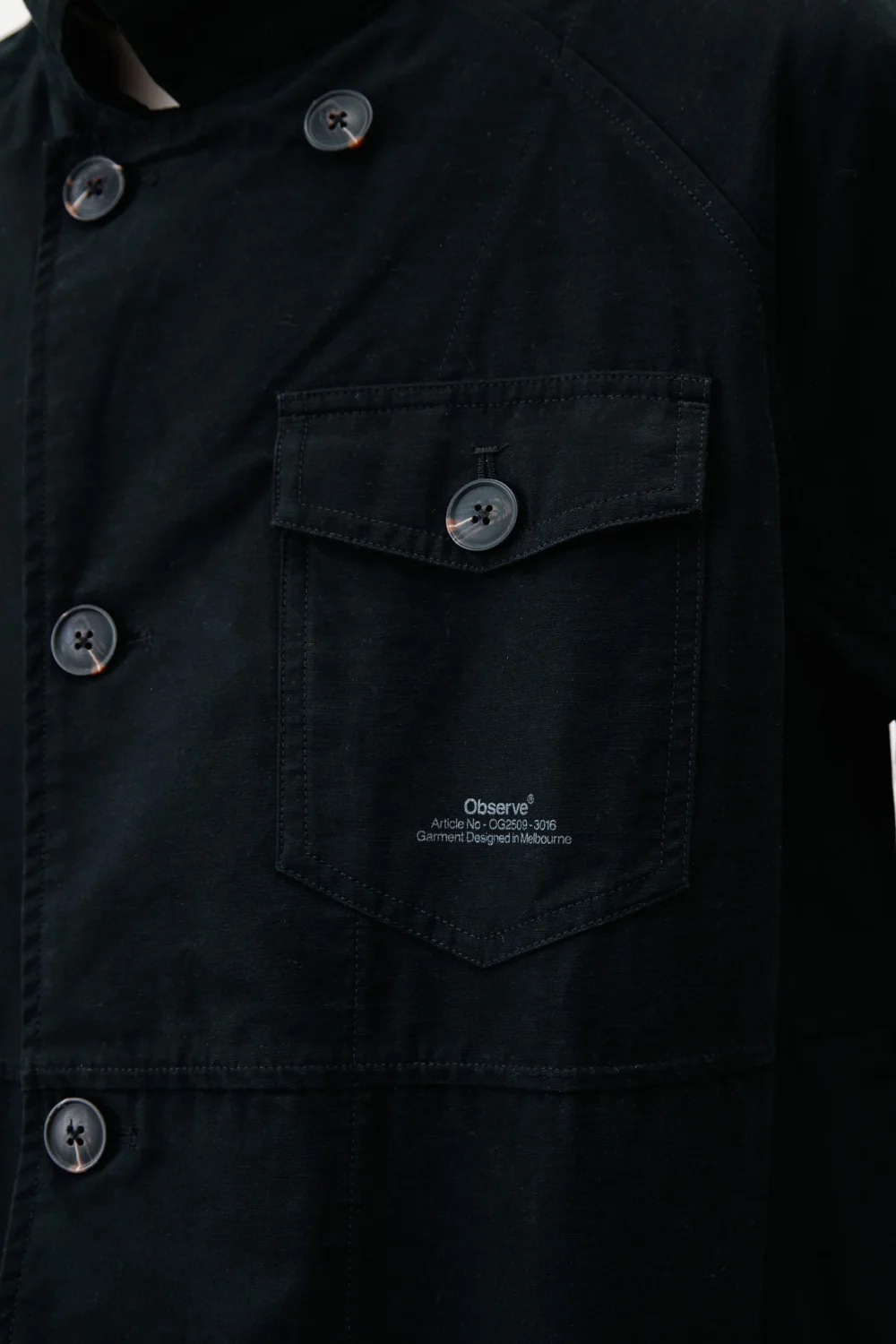 Observe - Panel Jacket - Black - Image 4